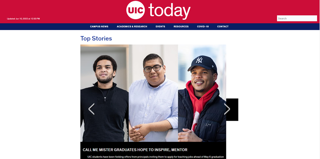 Call Me Mister feature in today.uic.edu